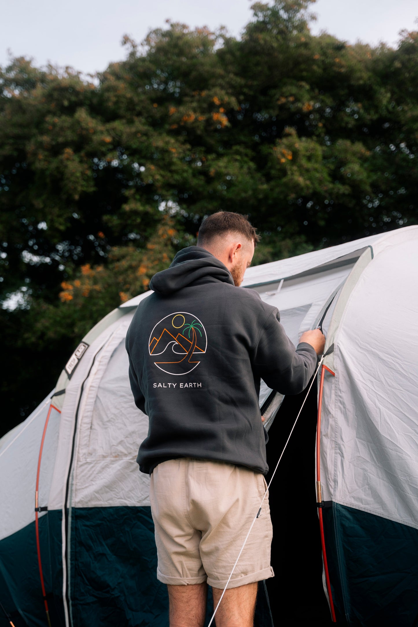 Salty Earth Classic Hoodie - Grey