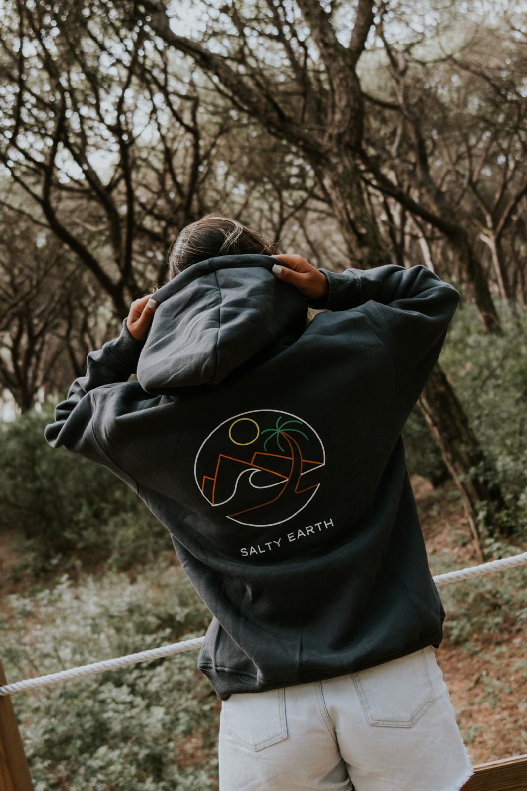 Salty Earth Classic Hoodie - Grey