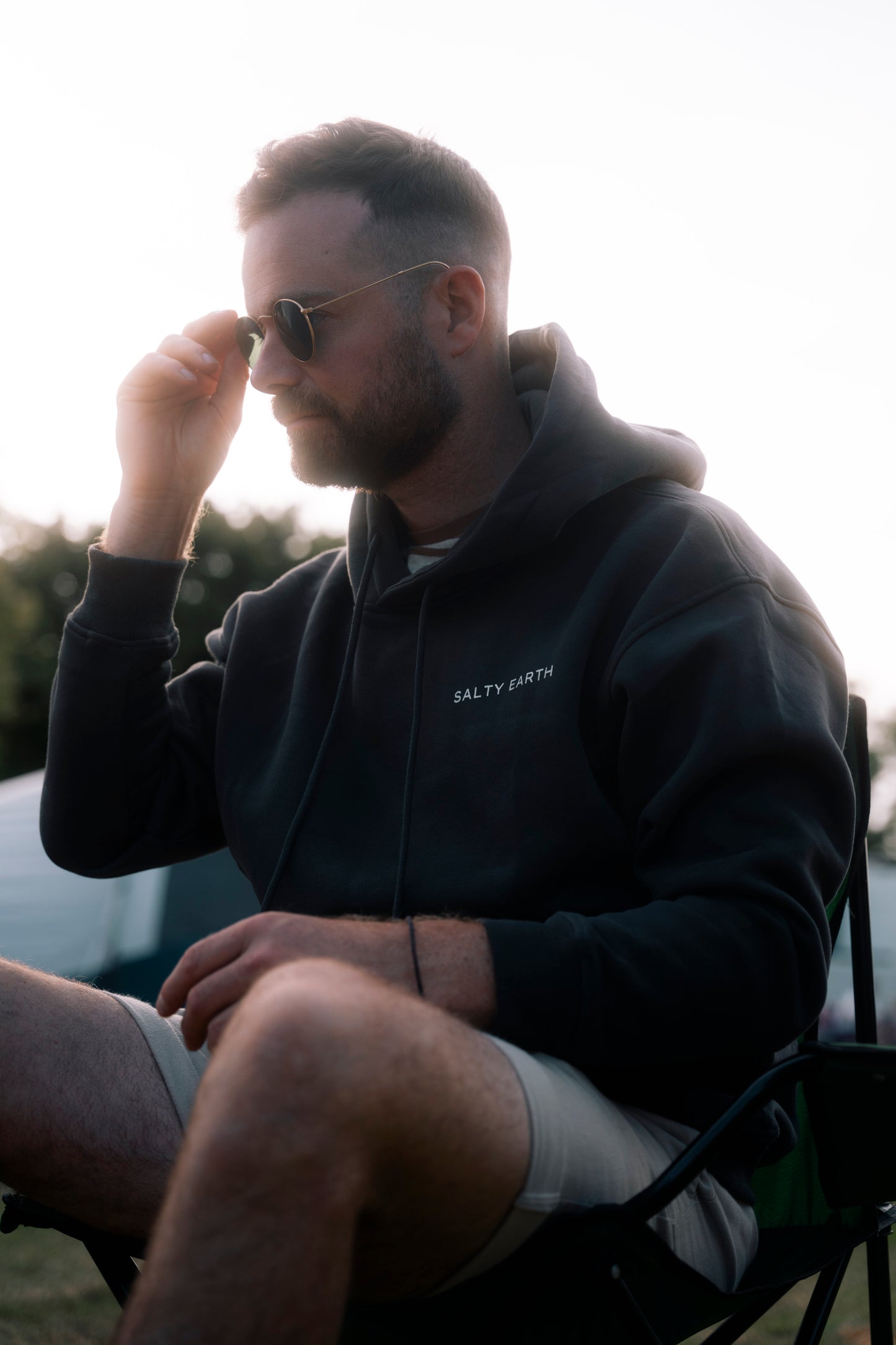 Salty Earth Classic Hoodie - Grey