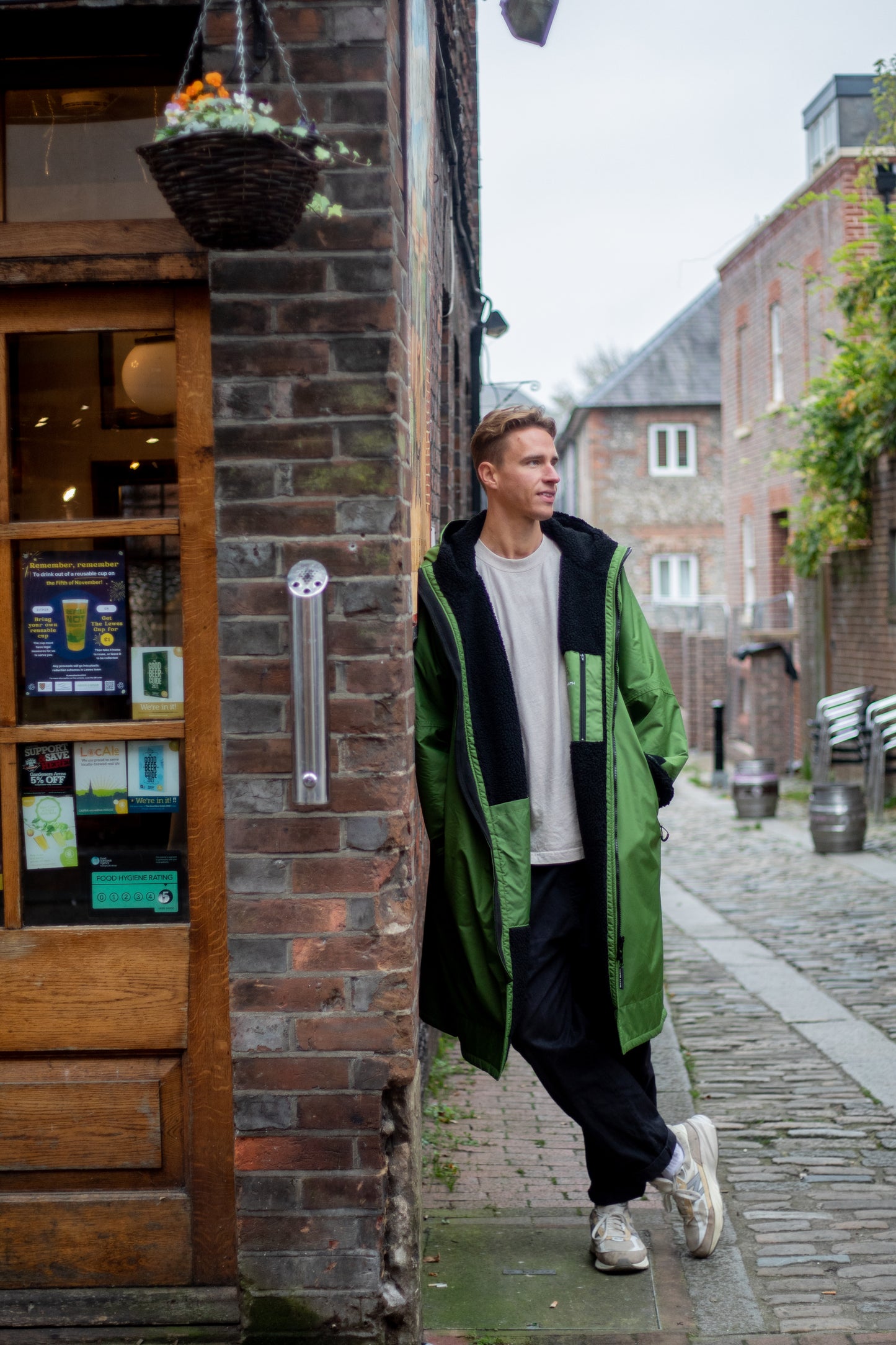 Salty Earth Waterproof Robe - Forest Green