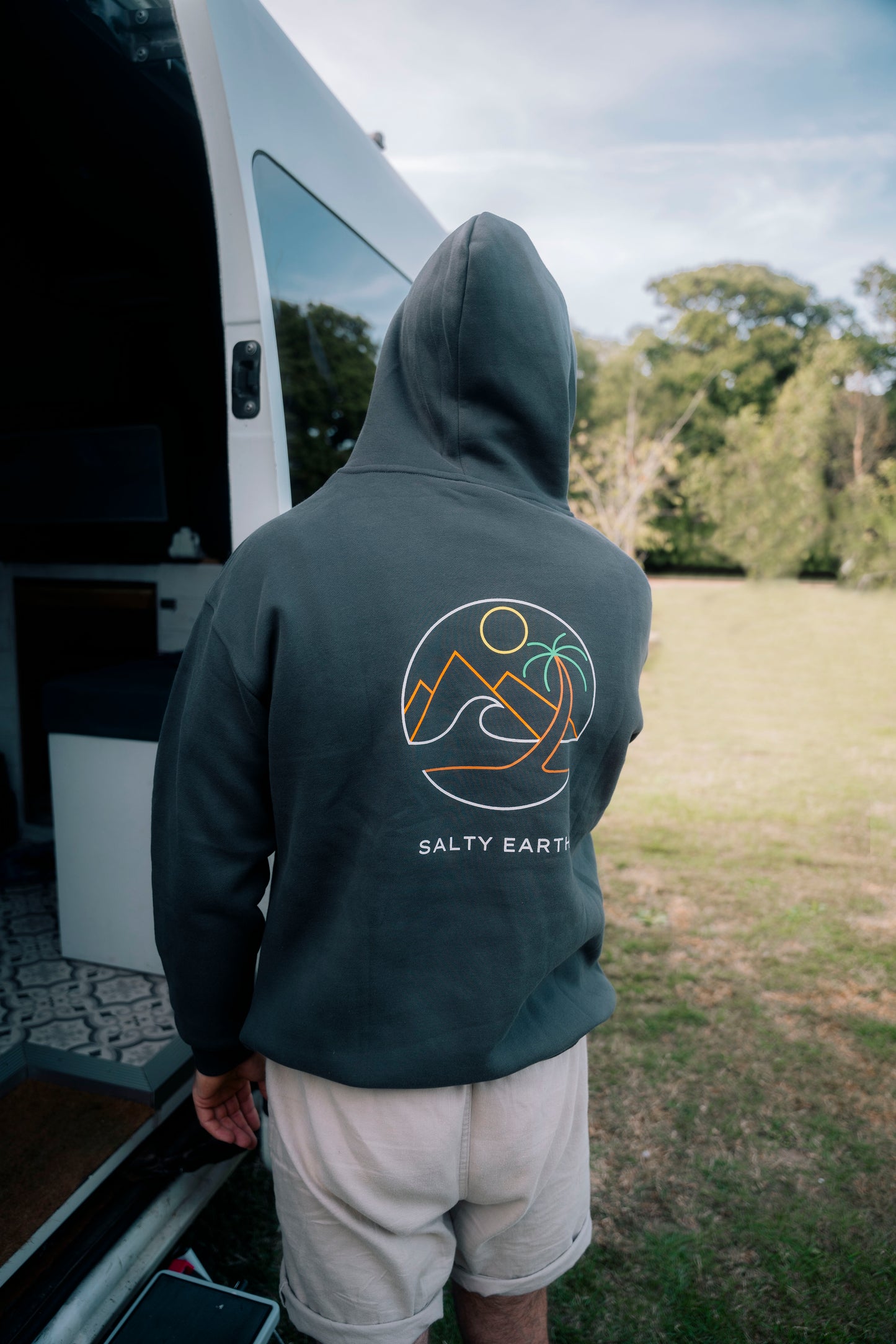 Salty Earth Classic Hoodie - Grey