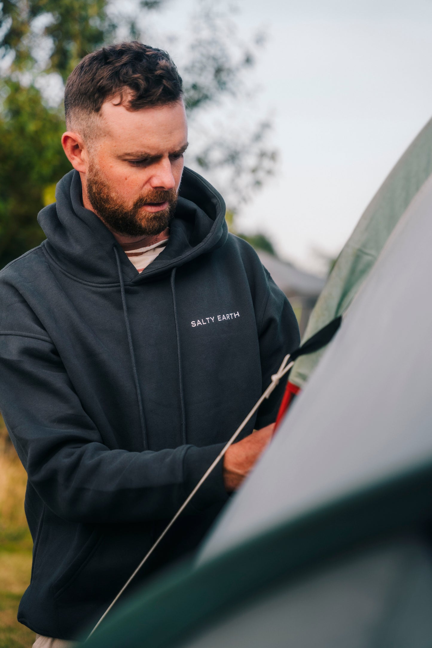 Salty Earth Classic Hoodie - Grey