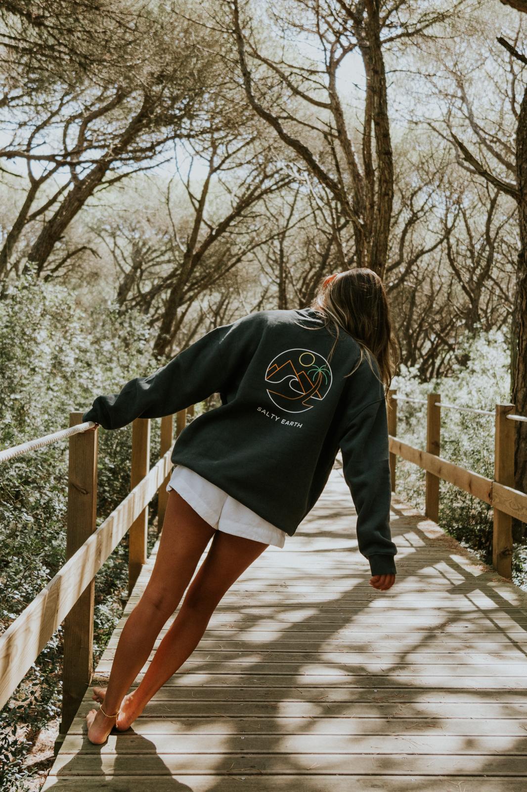 Salty Earth Classic Sweatshirt - Grey