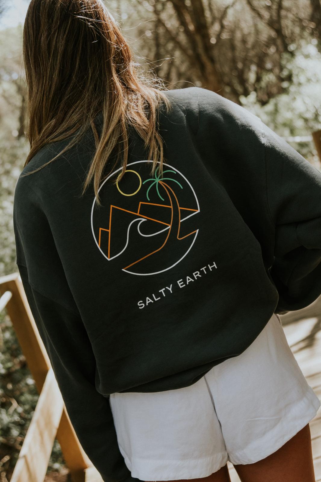 Salty Earth Classic Sweatshirt - Grey