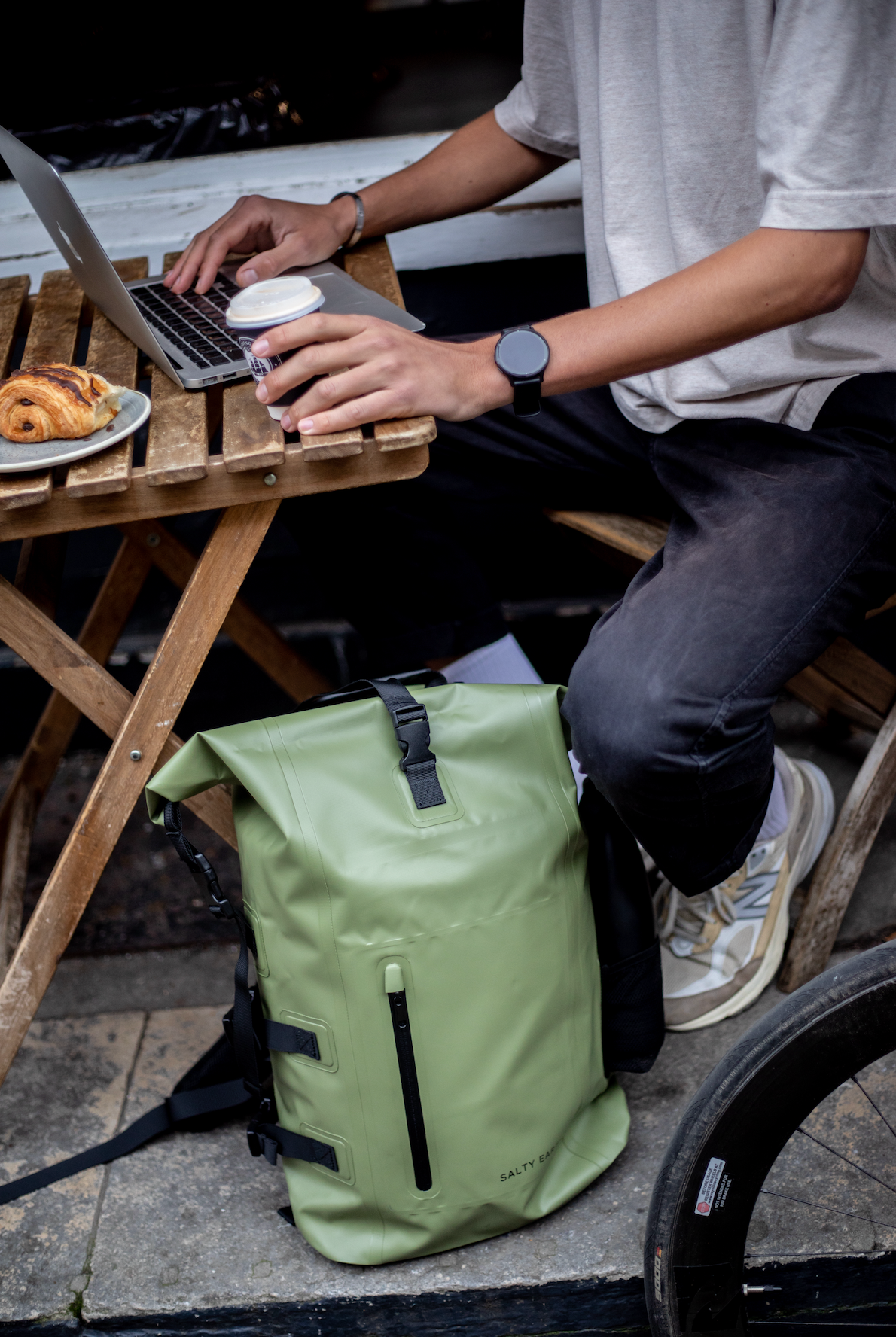 30L Recycled Dry Bag Backpack - Green