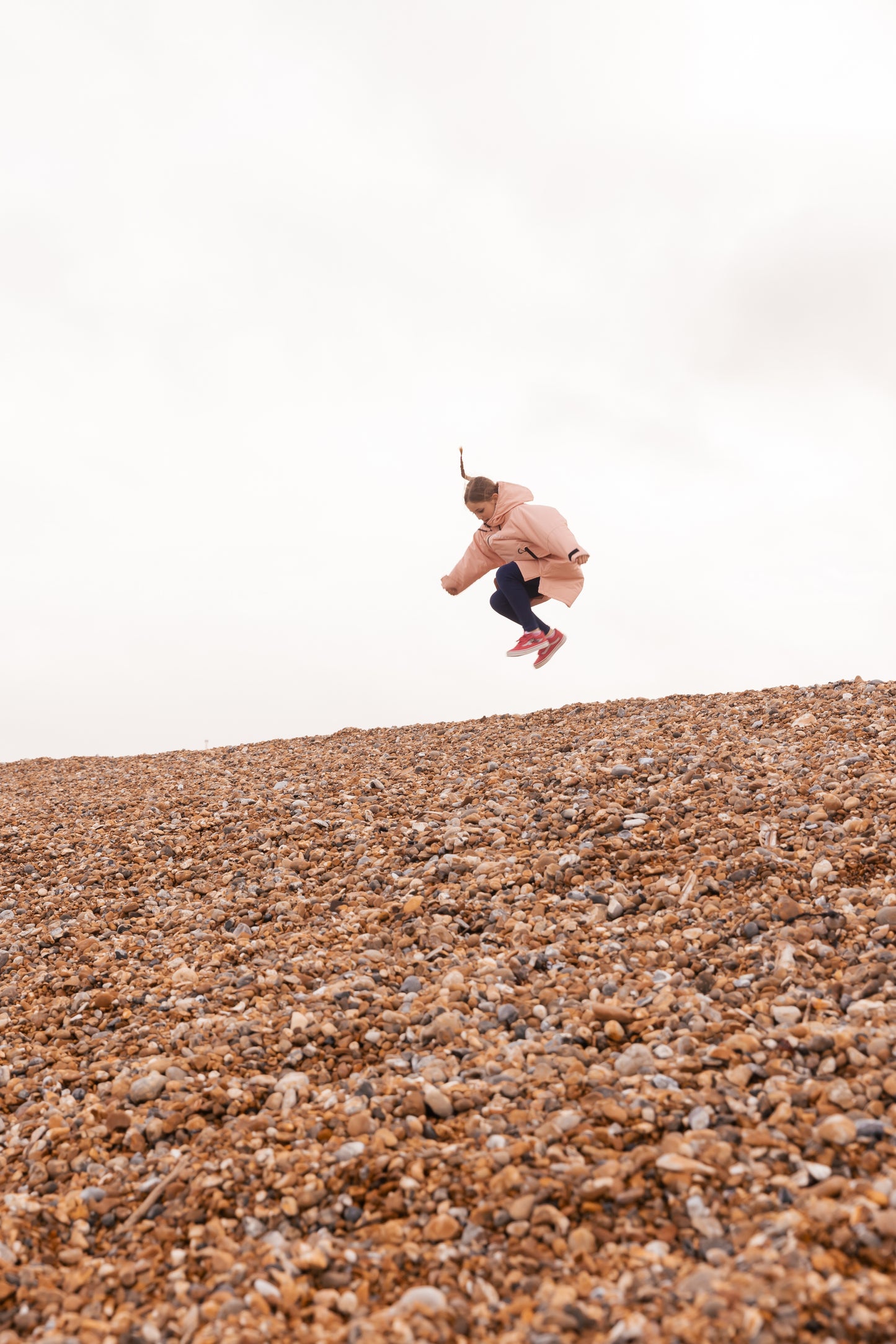 Salty Earth Waterproof Robe - Kids Shell Pink