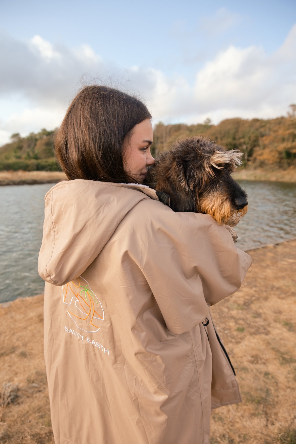 Salty Earth Waterproof Robe - Earth Clay