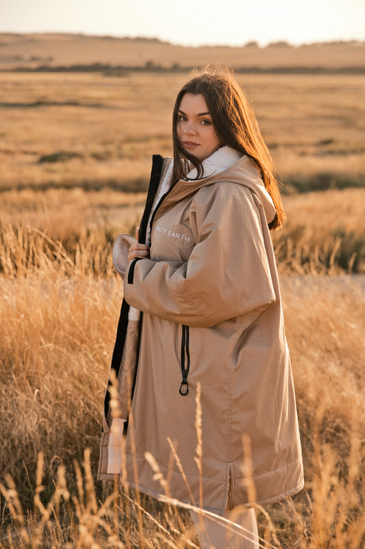 Salty Earth Waterproof Robe - Earth Clay