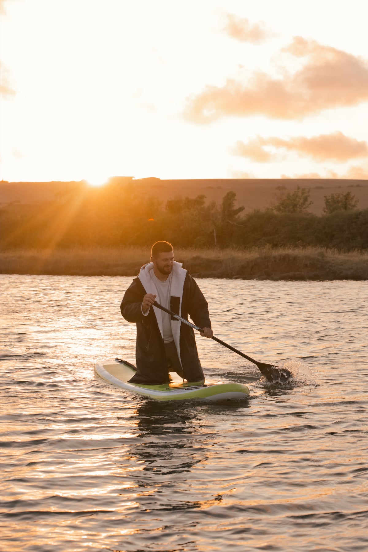 Salty Earth Waterproof Robe - Midnight Black