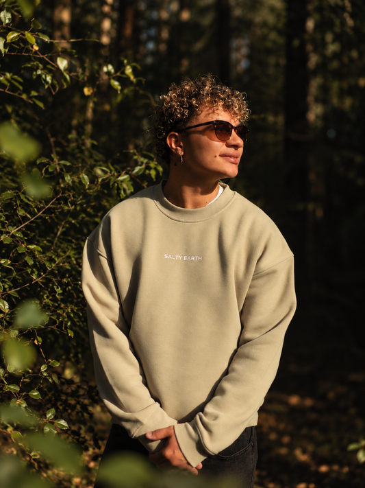 Salty Earth Essential Sweatshirt - Sand